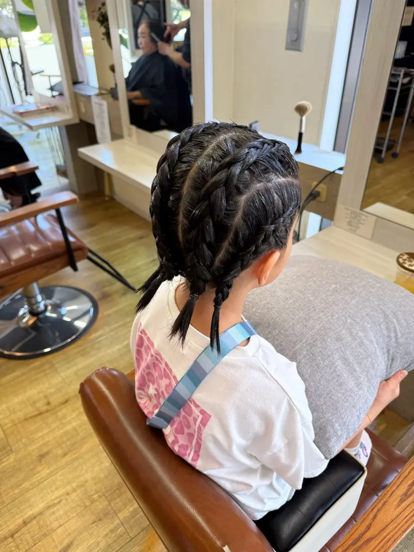ミディアム ヘアアレンジ キッズ ボブ ヘアセット 鎌倉 勇利/特殊ヘアのヘアスタイル