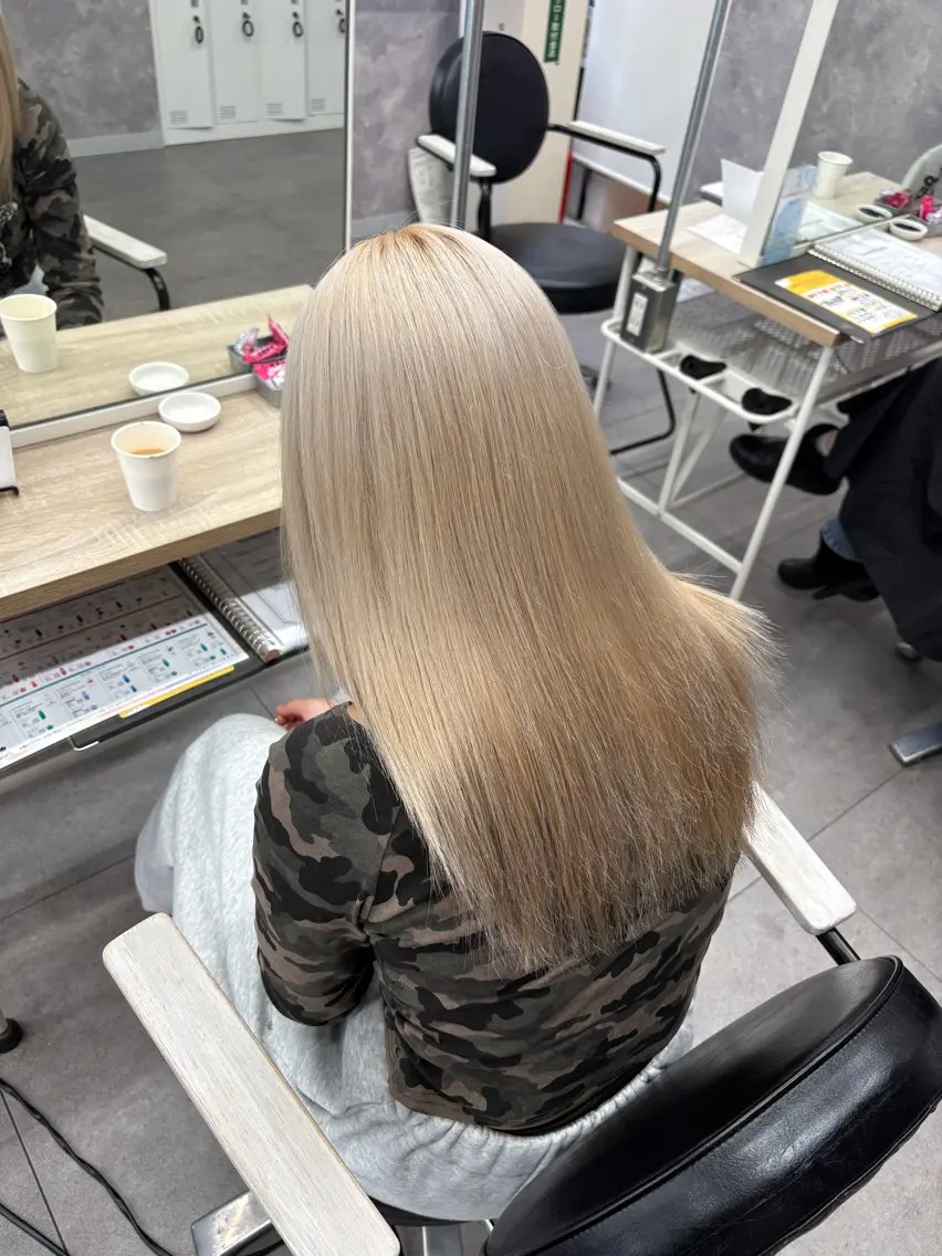 ロング カット ヘアカラー トリートメント ギャル⚜️巻き髪 ⚜️ちづるのヘアスタイル