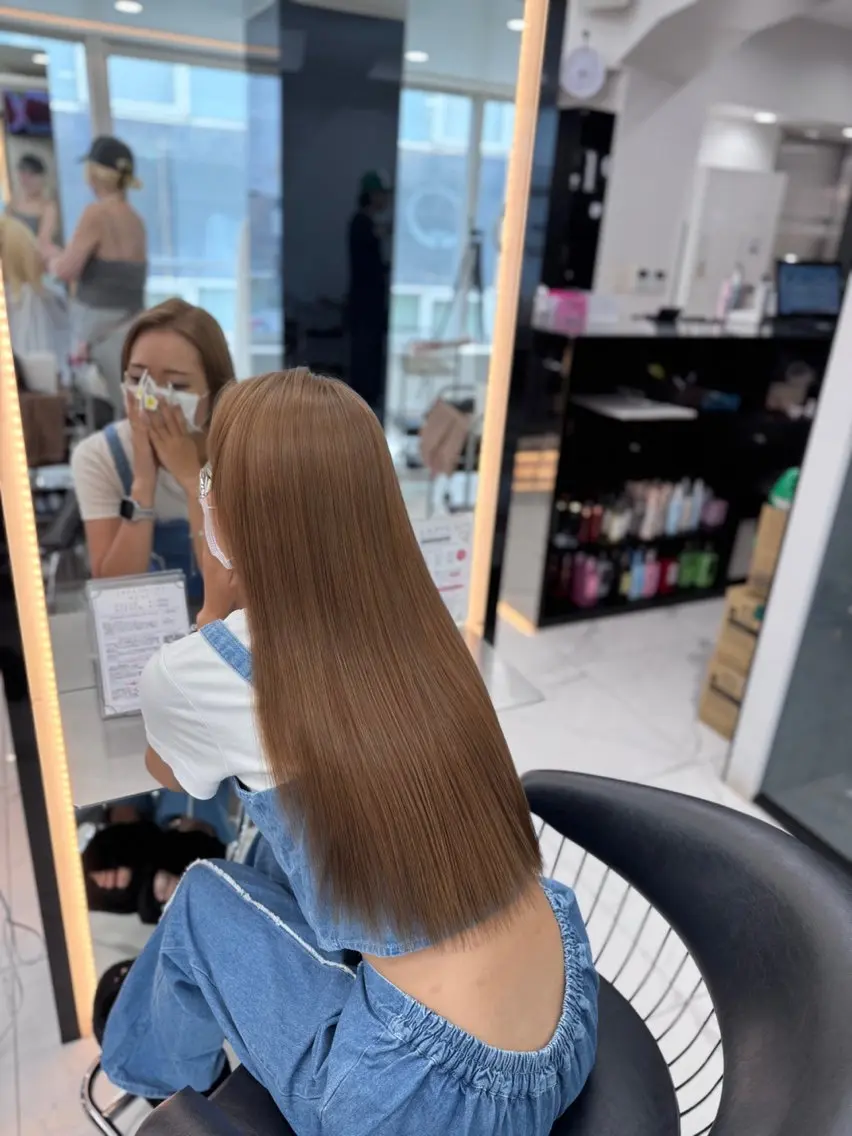 ロング カラー ヘアカラー ブリーチ特化/新宿/ Rikoのヘアスタイル
