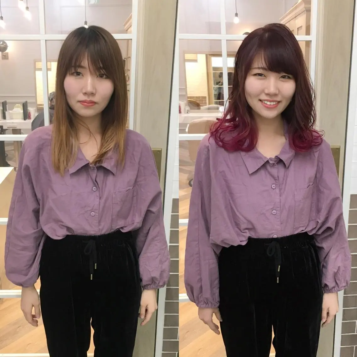 セミロング カラー 大人可愛いショート* NoWL栗原隆成のヘアスタイル