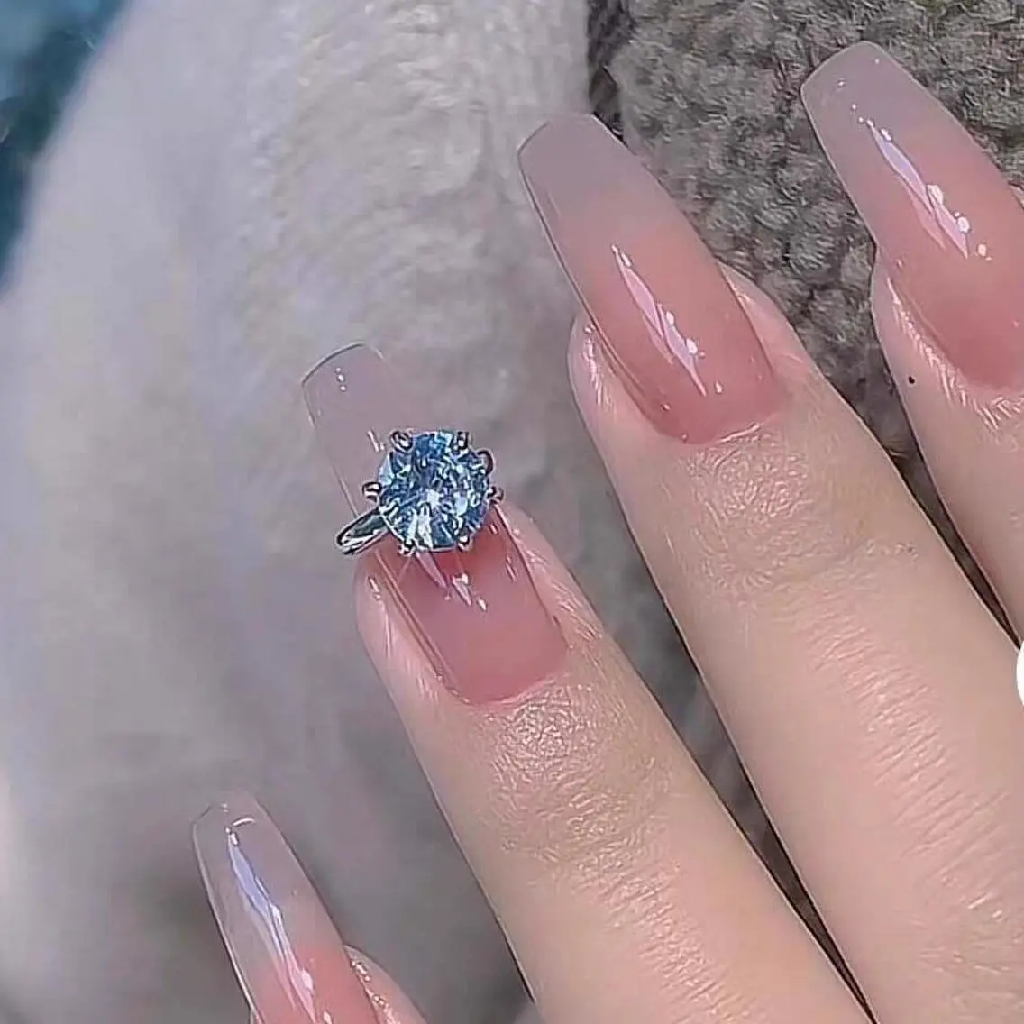ネイル セミロング ネイリスト ゆかのネイルデザイン