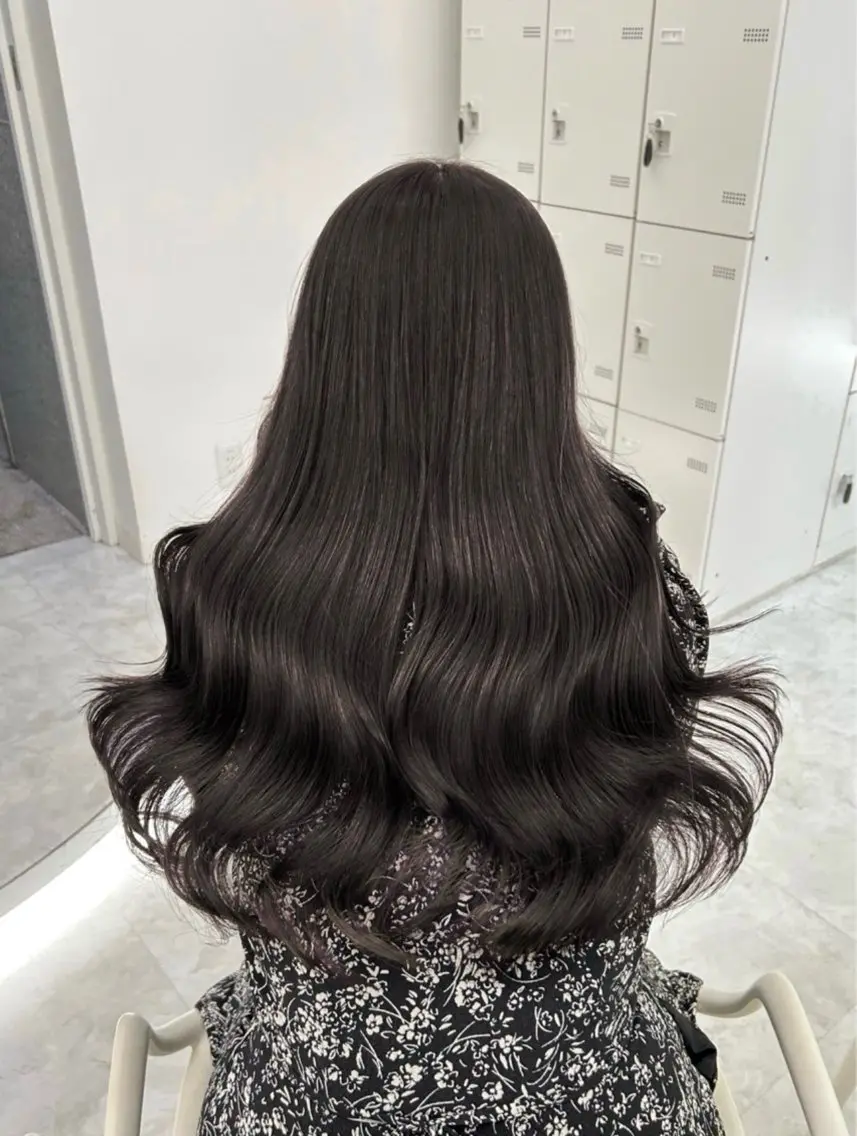 ロング カラー 🤍韓国艶ワンホン ヘアMayu🤍のヘアスタイル