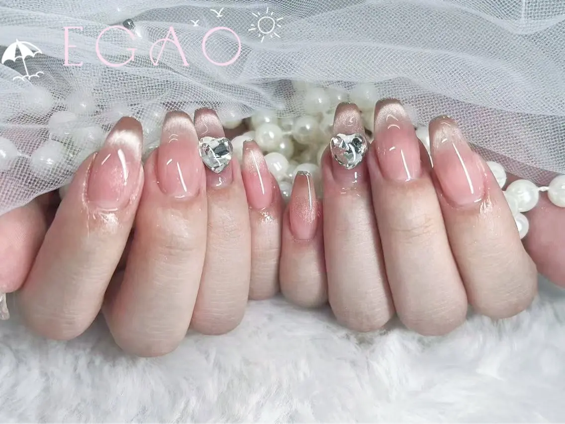 ネイル アートネイル フットネイル フレンチネイル ジェルネイル グラデーション ハンドネイル EGAO NAIL 錦糸町店のネイルデザイン