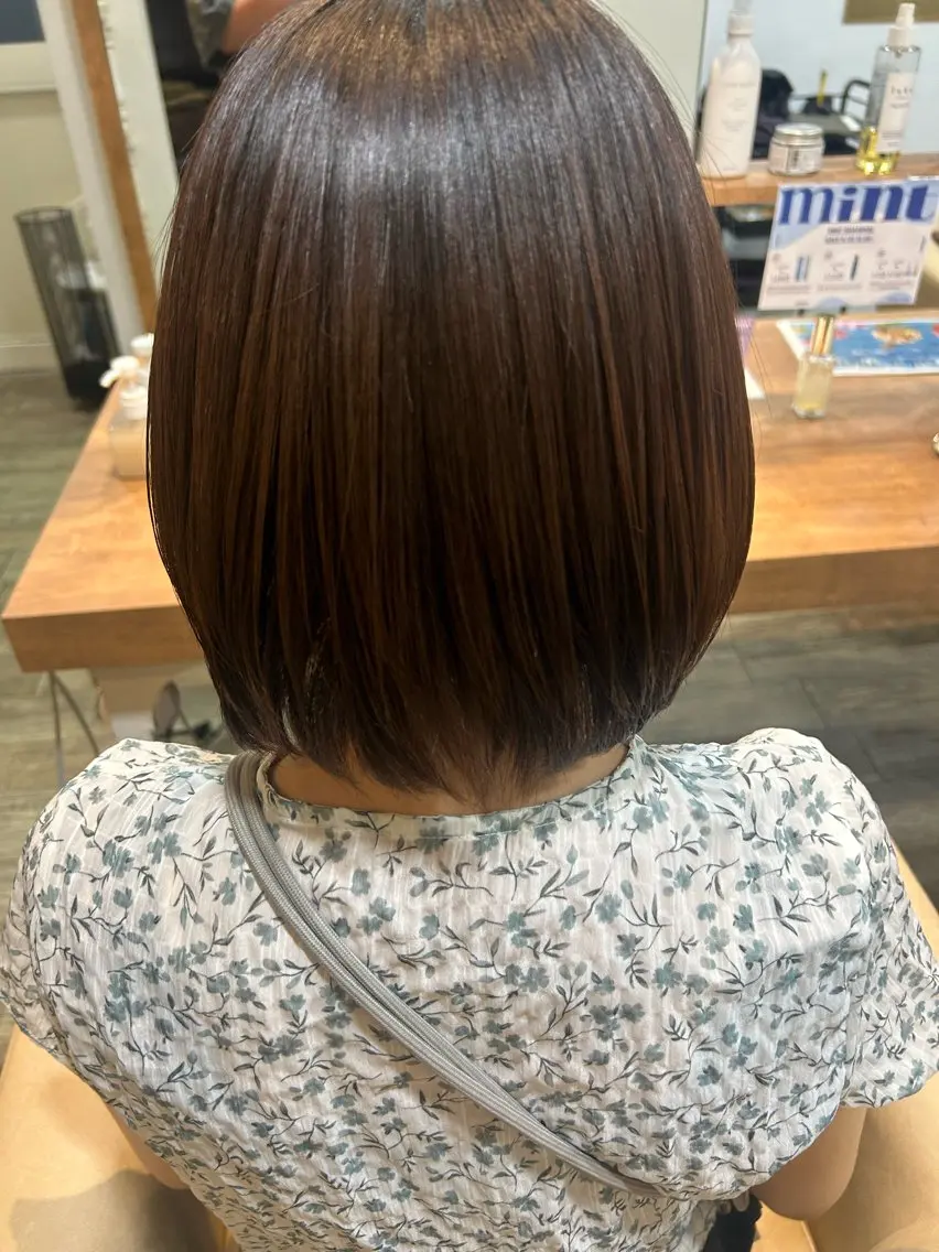 ミディアム 髪質改善 大坪 拓哉のヘアスタイル