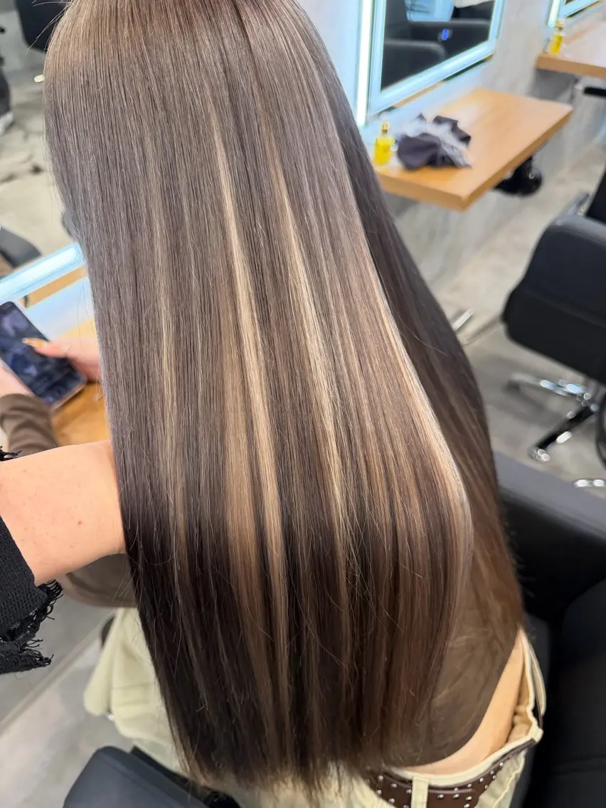 カラー 暖色/透明感カラー 🤍yuzuho🫧のヘアスタイル