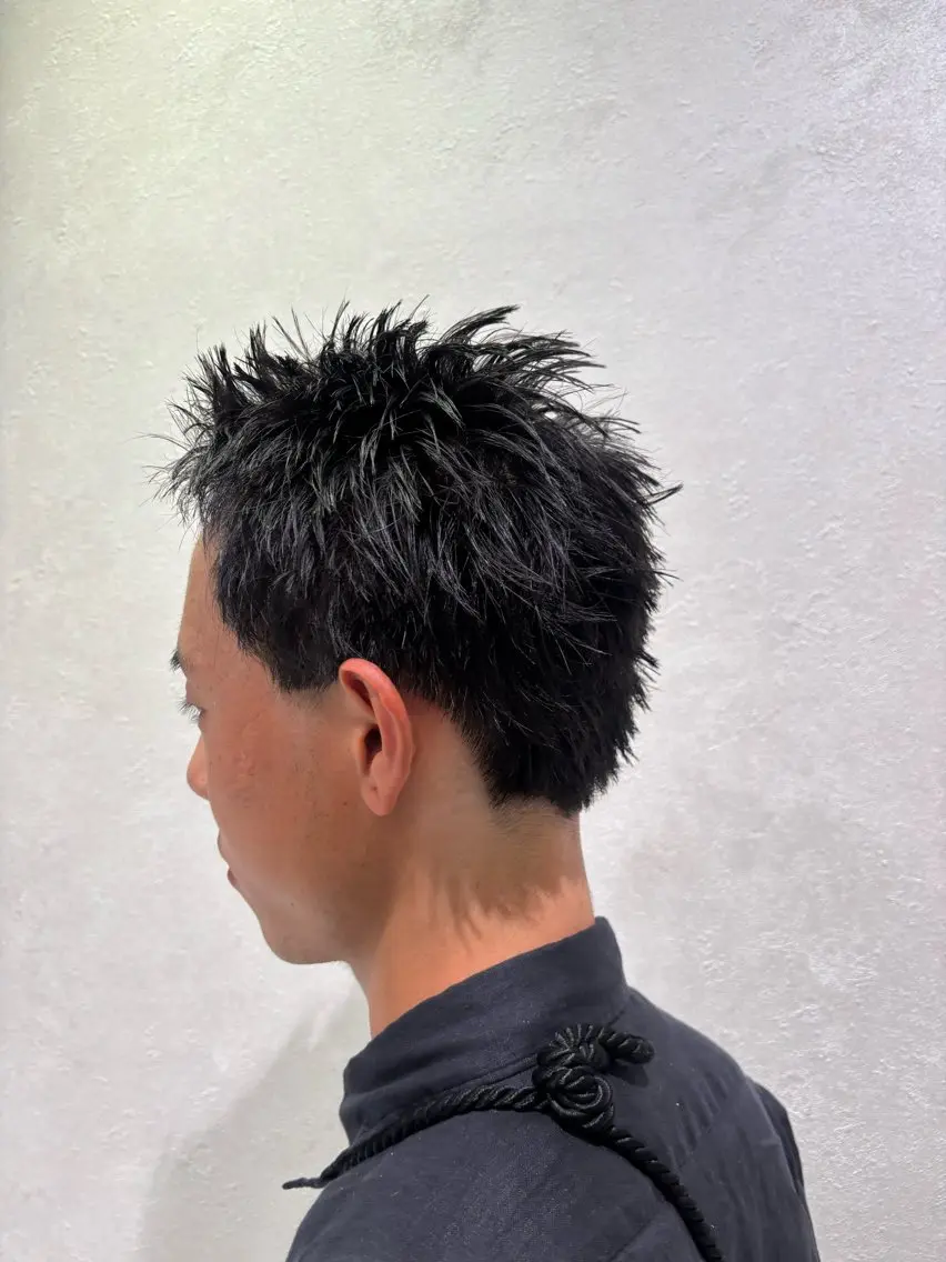 ショート 永田虹輝 /無造作パーマのヘアスタイル