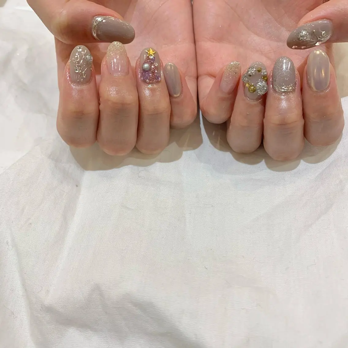 ネイル ハンドネイル 藤原 胡桃のネイルデザイン