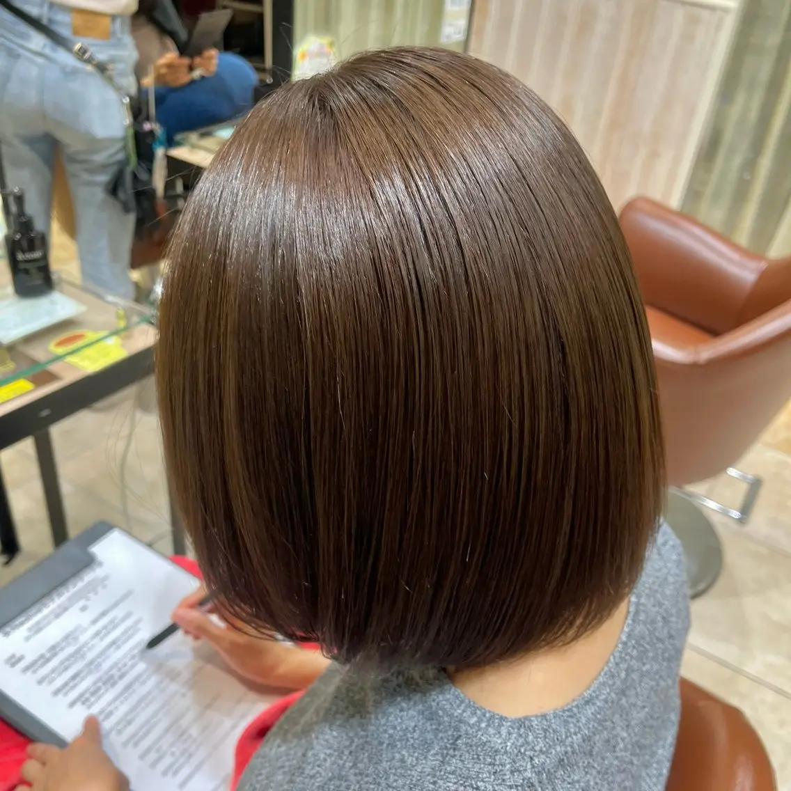 ミディアム ヘアカラー YUMEKA🩶/ 透明感カラー🥣のヘアスタイル