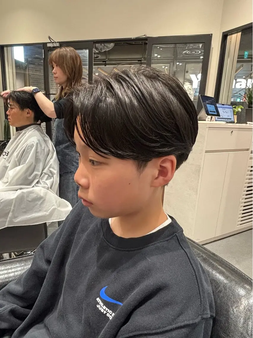 【外苑前のみ急募‼️】💇‍♂️メンズカットパーマ💇‍♂️毛流れセンターパート✨の写真