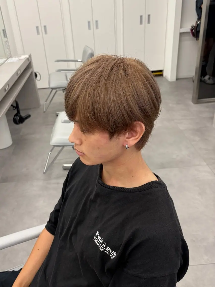 カラー メンズ カット ヘアカラー 🍀透明感ナチュラル カラー🍀じゅんのヘアスタイル