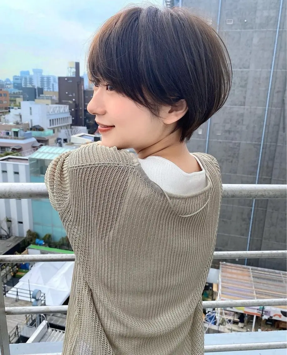 ショート カラー 髪質改善 大人女性の為の美容師 aoiのヘアスタイル