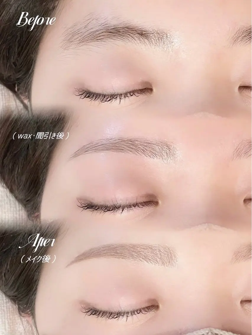 minimo限定価格♥美眉スタイリング(眉WAX+毛抜き処理)🎀アンフルール初来店の方限定【インスタフォロー必須】の写真