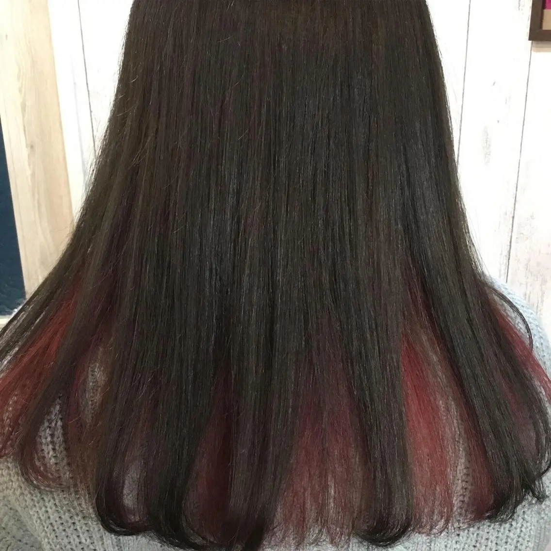 セミロング カラー embrace エンブレイスのヘアスタイル