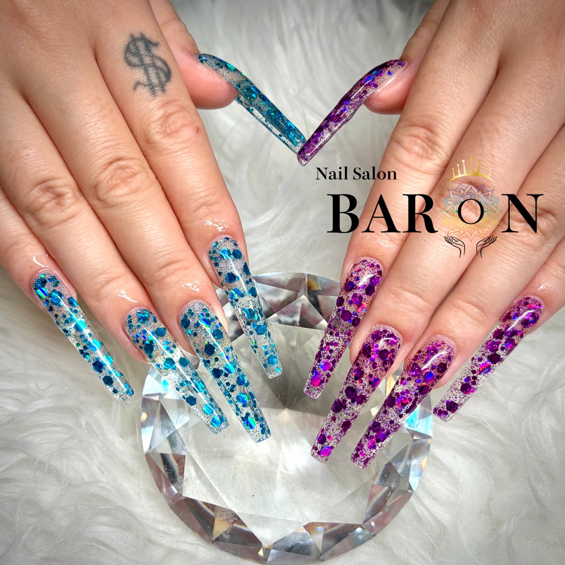 ネイル クリアネイル ハンドネイル ☆SAKI☆ BARONのネイルデザイン