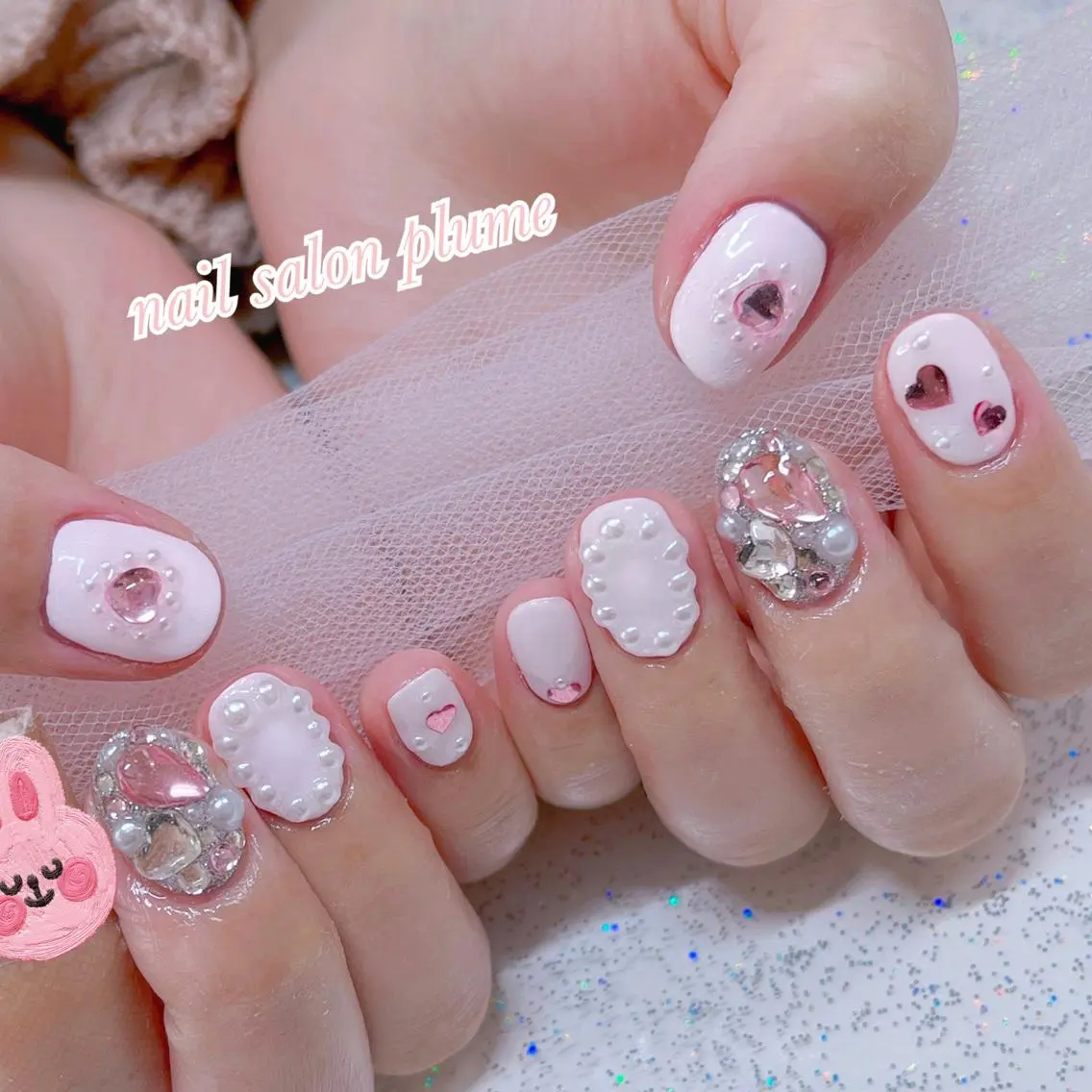 ネイル ハンドネイル plume nail ☆韓国ネイルのネイルデザイン