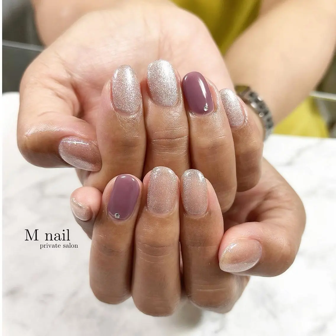 ネイル マグネットネイル ハンドネイル M nailのネイルデザイン