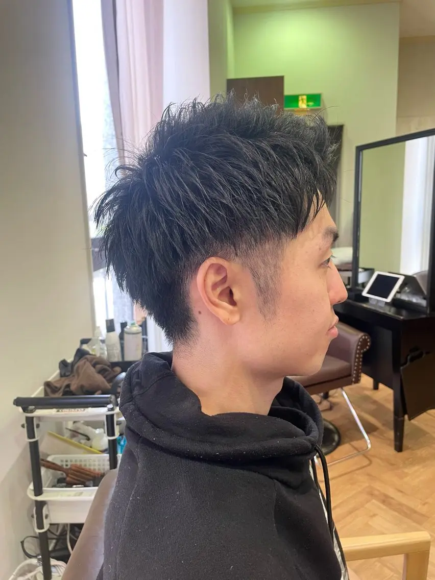 ショート メンズ 溝口 槙里也のヘアスタイル