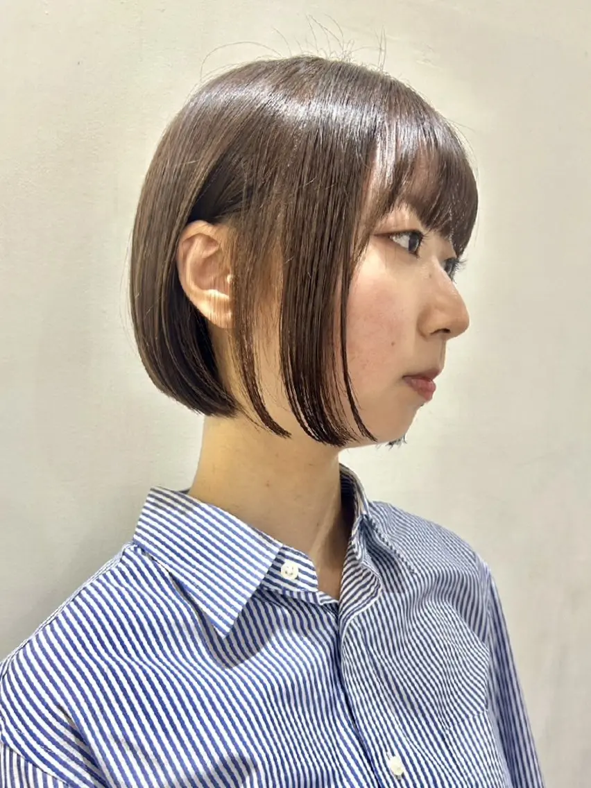 ショート カット トリートメント ボブ人気No,1✨ TAME副店長のヘアスタイル