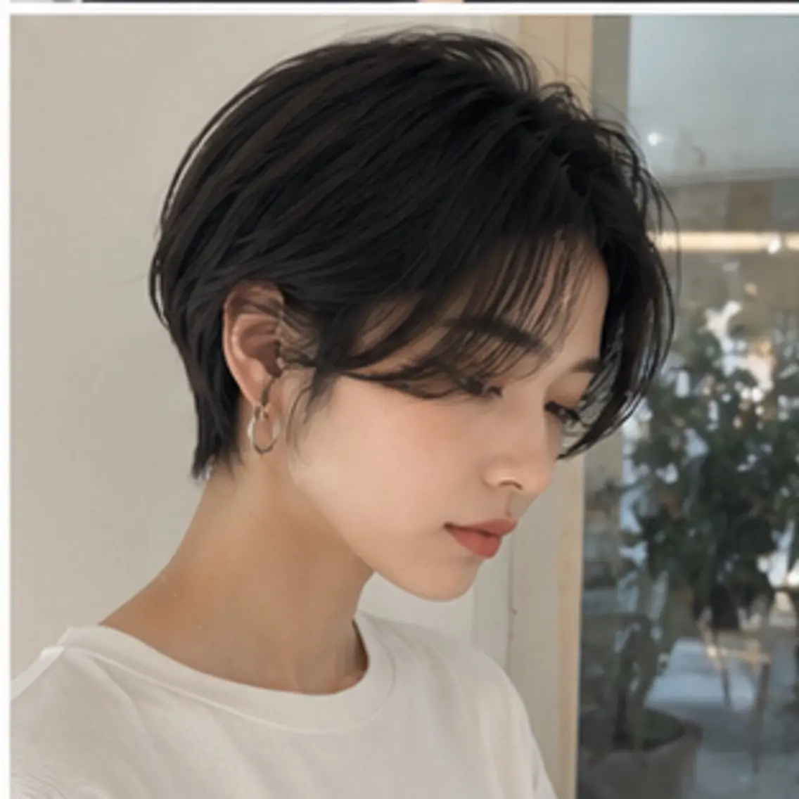 ショート ショートボブ ハンサムショート 丸みショート ボブ ショートヘア 《期間限定無料》 くびれショート 日向のヘアスタイル