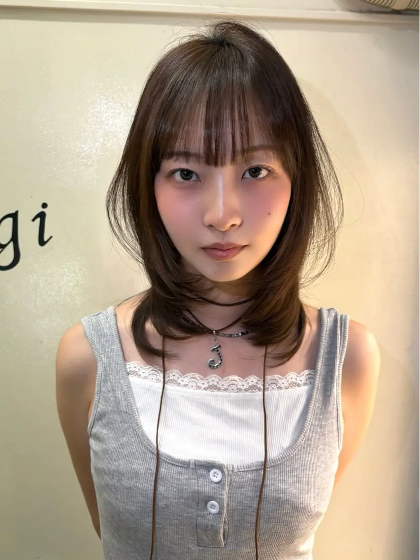 ミディアム りこ 11/4空きありのヘアスタイル