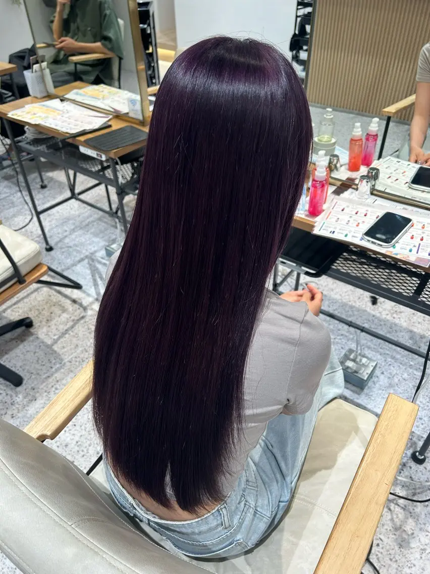 ロング ヘアカラー hair&eye🎀 /momoKaのヘアスタイル