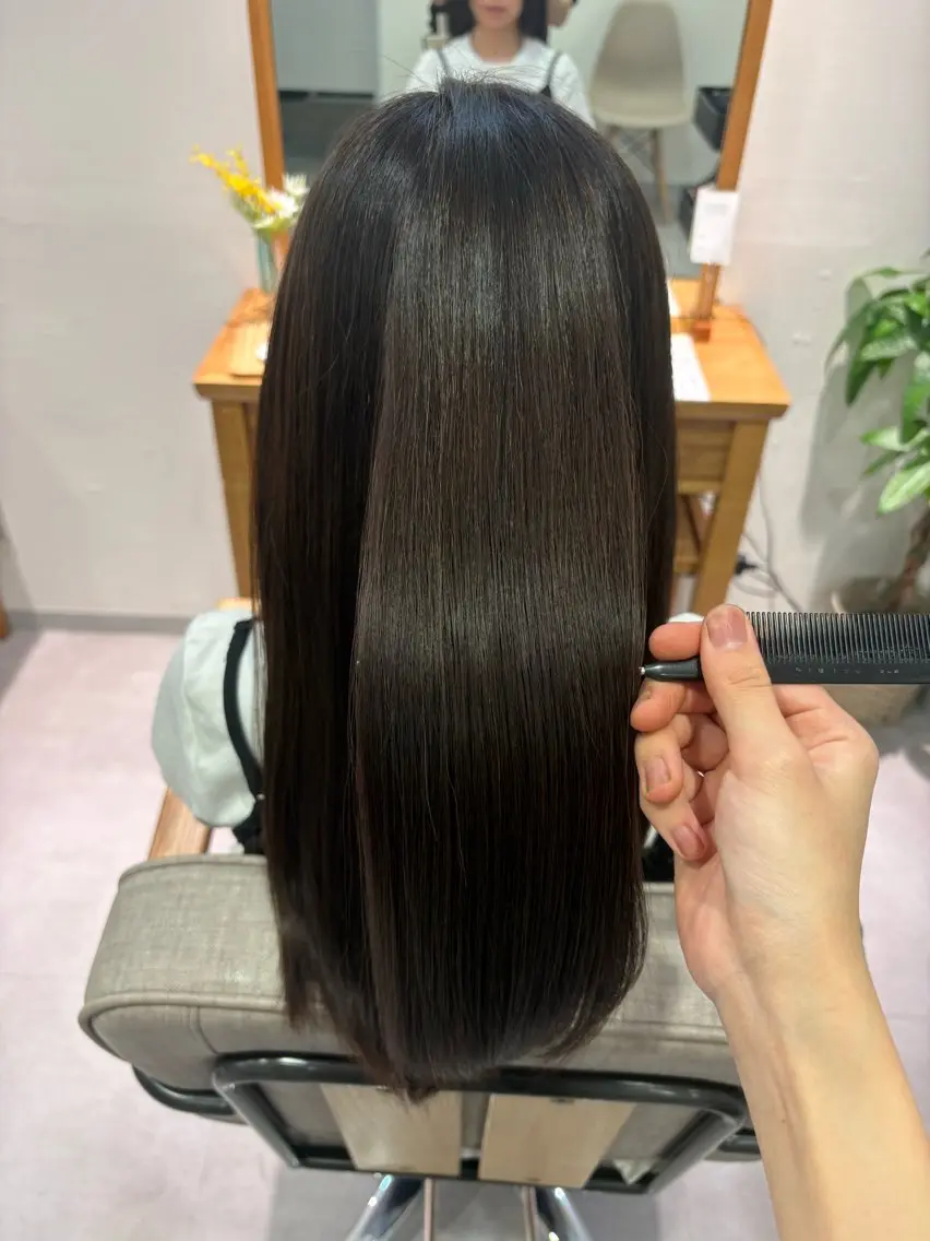 ロング ヘアカラー トリートメント ヘッドスパ ♦️個室快眠スパ♦️ / 西野 杏🫧のヘアスタイル