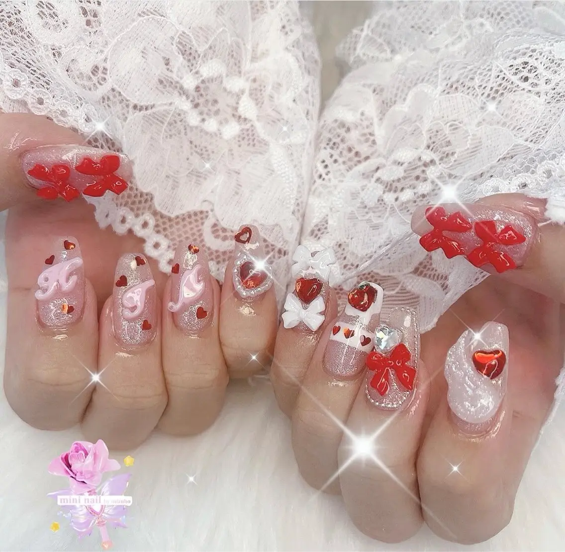 メンズ ネイル フレンチネイル ジェルネイル ワンホンネイル mini nailのネイルデザイン