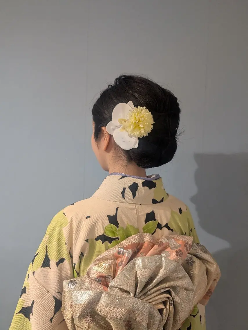 ヘアアレンジ 大人髪ヘアセット/ 切りたて感なしカットのヘアスタイル