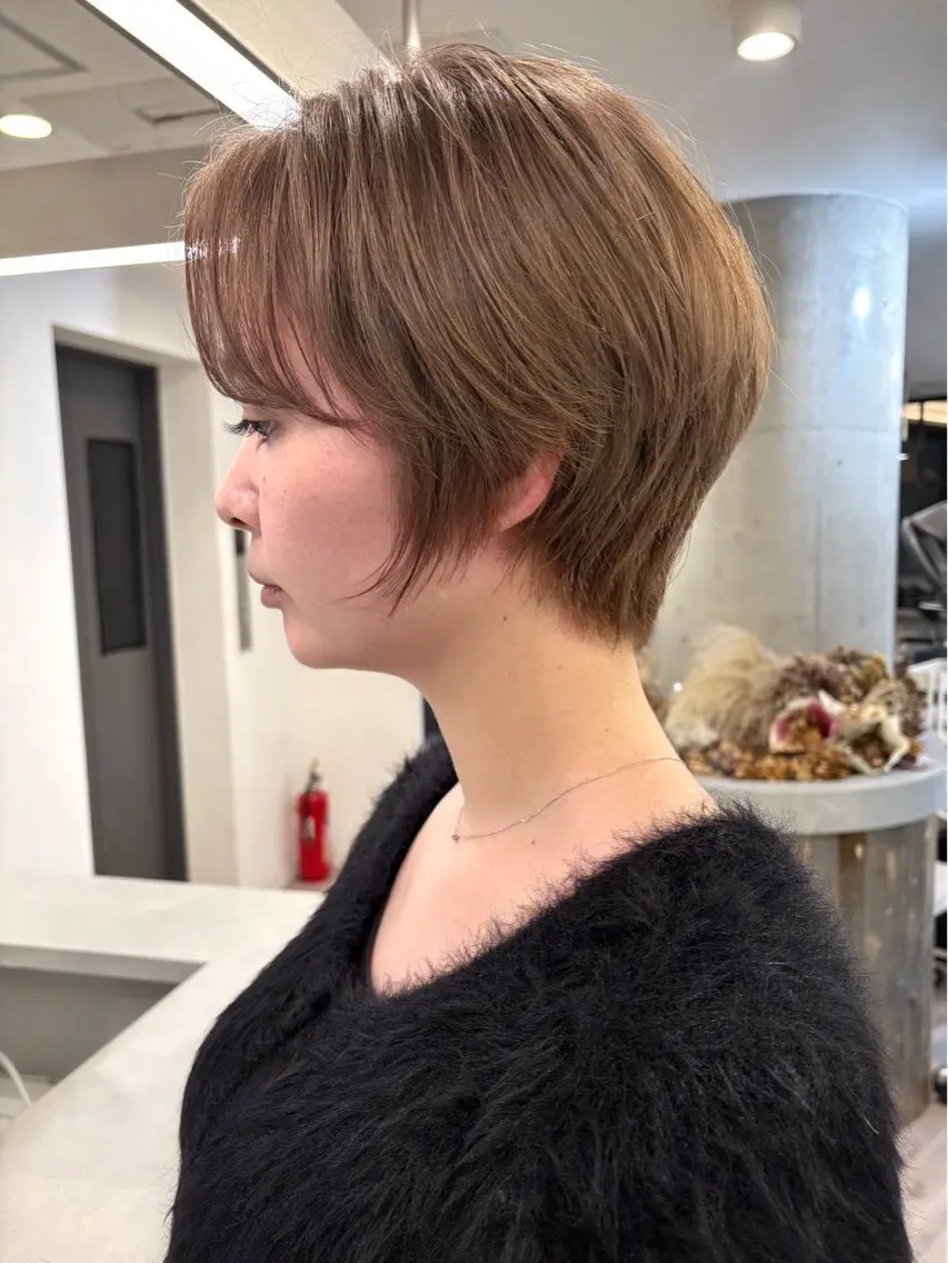ショート くびれヘア ショートヘア ケアブリーチ🌟 ♢WATARU♢のヘアスタイル