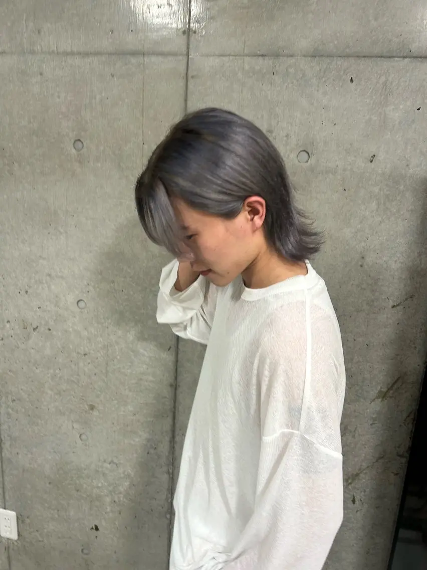 カラー メンズ ブロンド ラベンダーカラー シルバー ホワイトブロンド 艶髪診断で絶対綺麗✨ お悩み解決✨京谷宥✨のヘアスタイル
