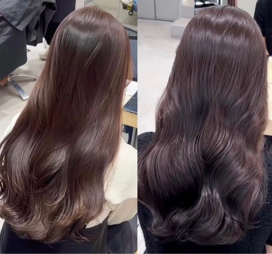 ロング カット ヘアカラー ♡透明感/艶カラー/ M a I ♡のヘアスタイル