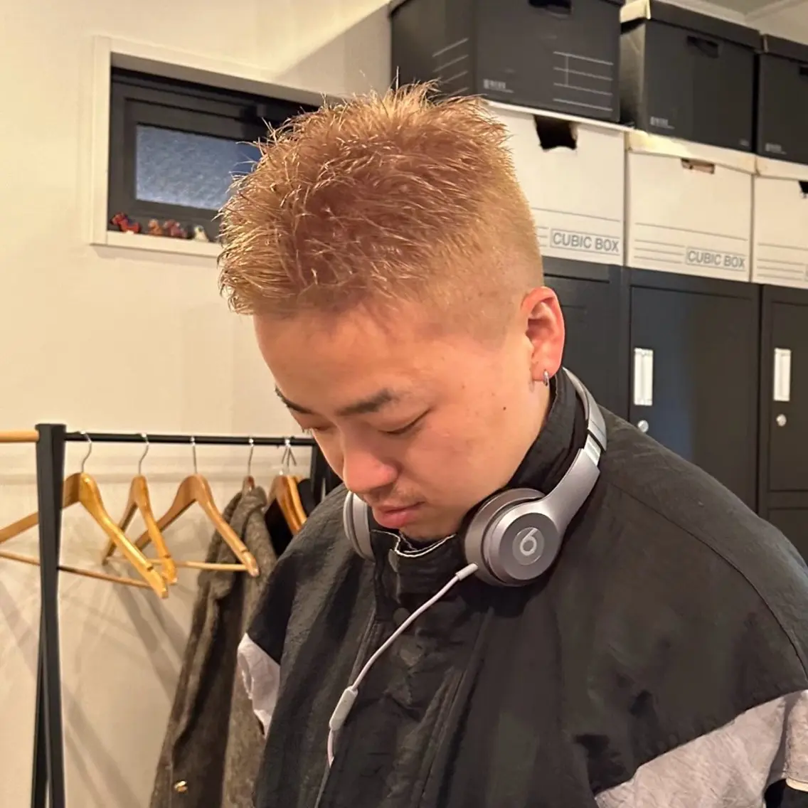 ショート カラー メンズ メンズブリーチ メンズベリーショート ベリーショート ブリーチ ブロンド カット ヘアカラー トリートメント 【メンズヘア】 原宿/Kasumiのヘアスタイル