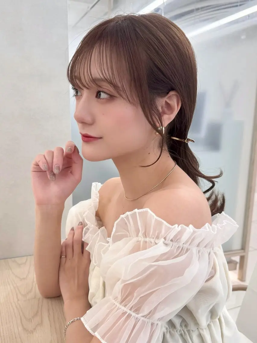 ミディアム 顔周り🇰🇷韓国 レイヤー/いづみ💞のヘアスタイル