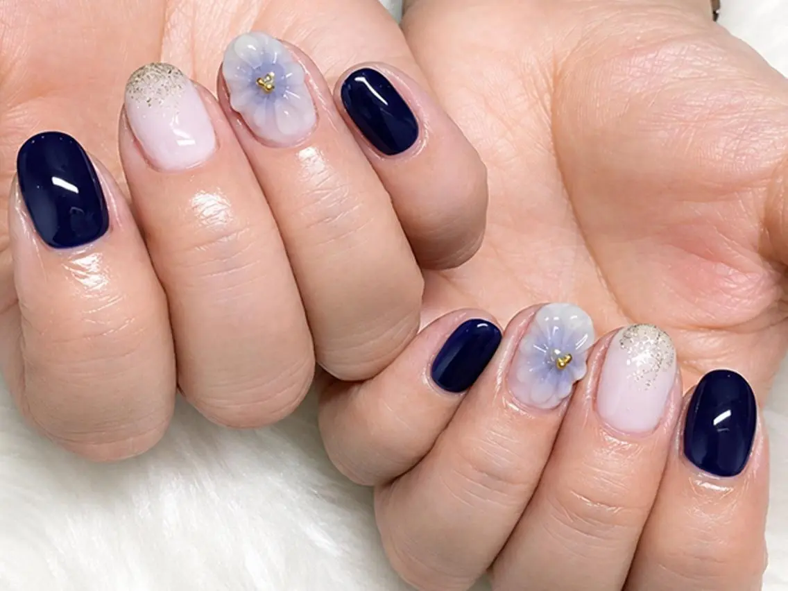 ネイル フラワーネイル ハンドネイル Airi. kのネイルデザイン