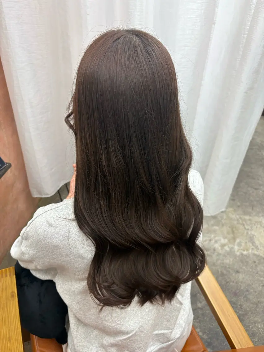 ロング ヘアカラー トリートメント Retsu /UniQのヘアスタイル
