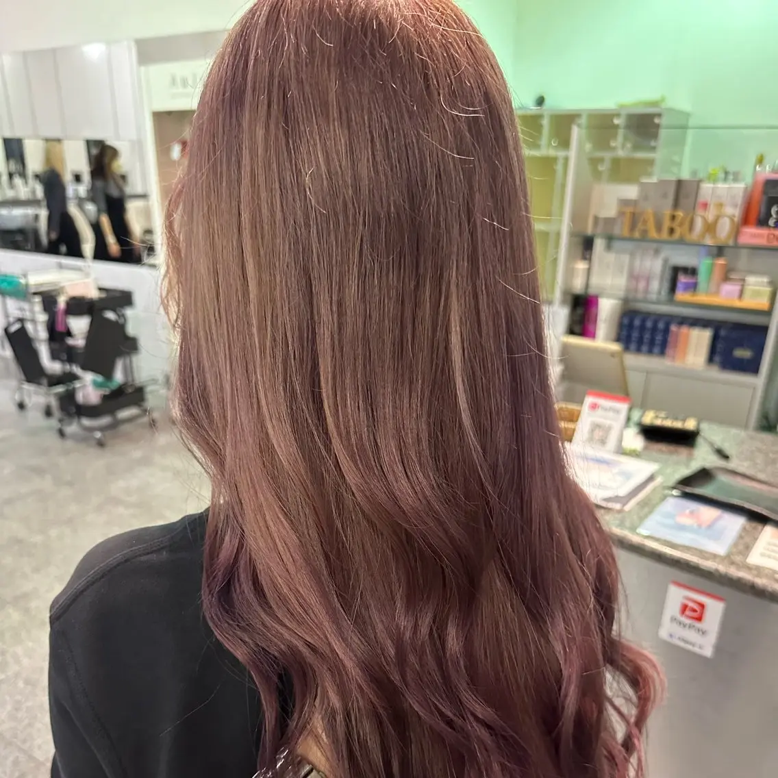 カラー 町田 里奈のヘアスタイル