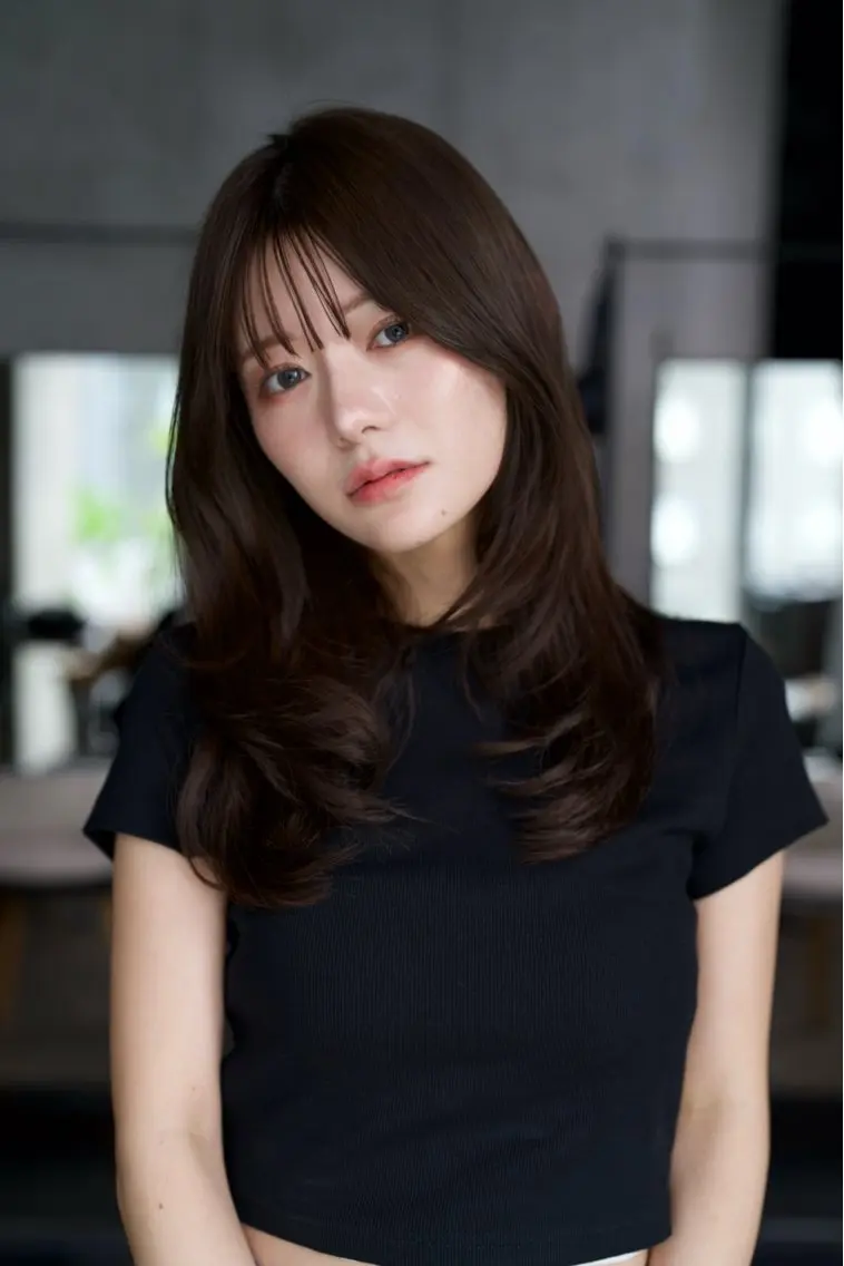 ロング カラー ヘアアレンジ 縮毛矯正 縮毛矯正・カラー特化 指名No.1shunのヘアスタイル