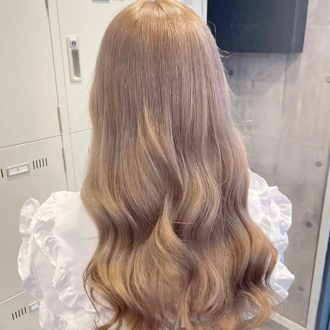 ロング カラー パーマ ヘアアレンジ メンズ キッズ ネイル マツエク・マツパ アイブロウ 似合わせカラー♡髪質 改善🎀サトカ🍒のヘアスタイル