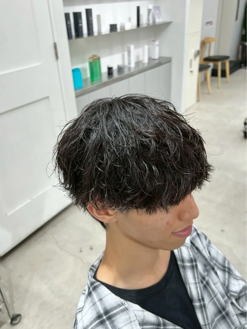 パーマ メンズ シオン/ メンズ パーマ/名古屋駅のヘアスタイル