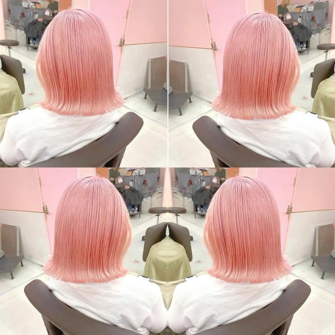 ミディアム カラー ヘアカラー トリートメント ハイトーン特化💍 chloe💍韓国のヘアスタイル