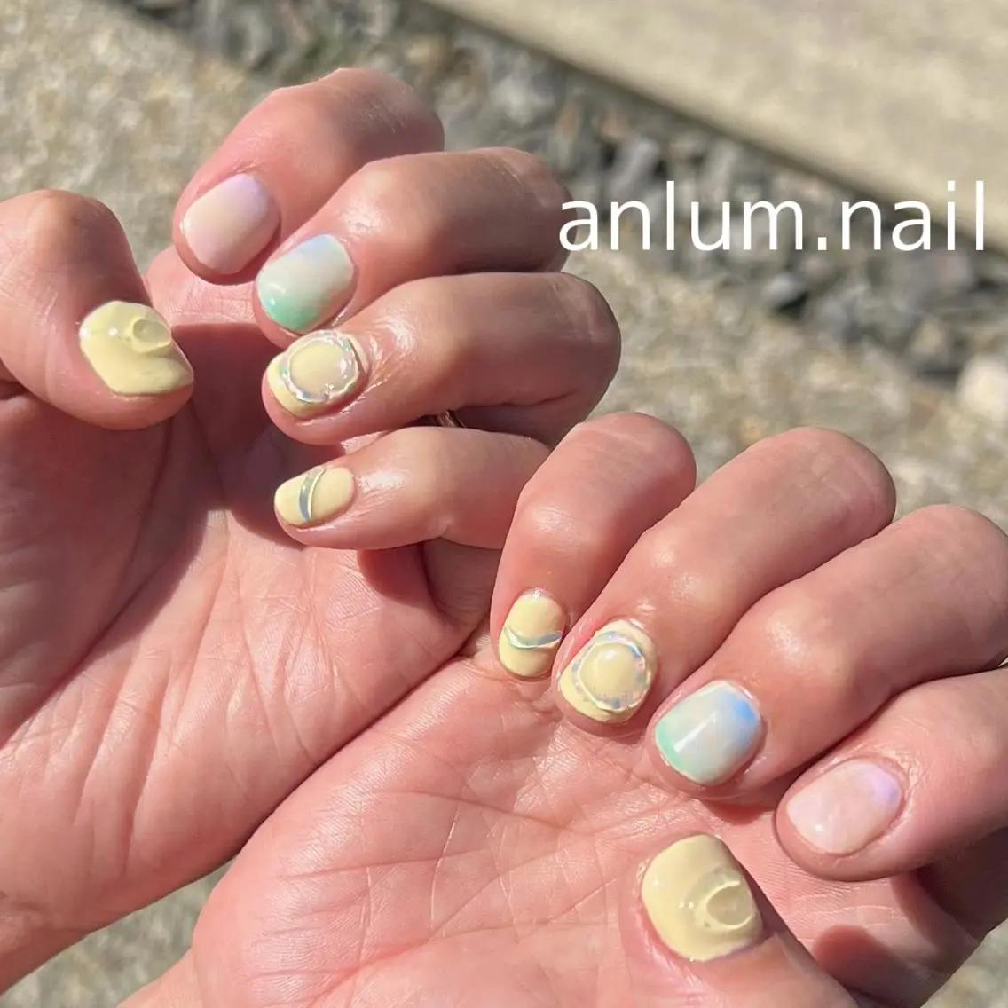 ネイル ハンドネイル anlum.nail shuriのネイルデザイン