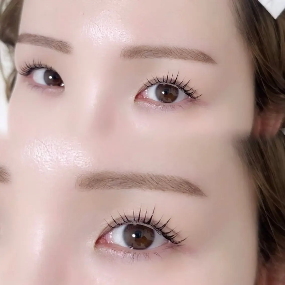 マツエク・マツパ 韓国風マツエク 一重×まつ毛パーマ A アイブロウ33大名店の眉毛・アイブロウイメージ
