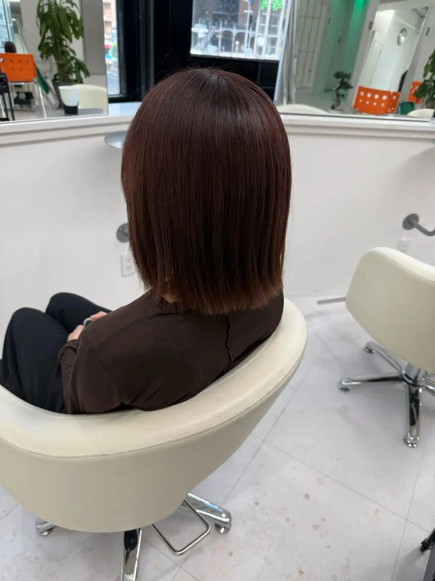 ショート カラー ヘアカラー トリートメント 🎀カラーモデル🎀 募集中/moyuのヘアスタイル