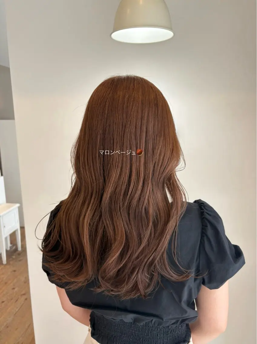 セミロング カラー ブリーチ ブリーチなしカラー カット ヘアカラー YARD. 瑞稀のヘアスタイル