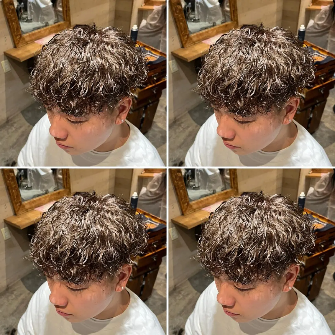 カラー パーマ メンズ メンズパーマ特化 店長望月謙二郎のヘアスタイル