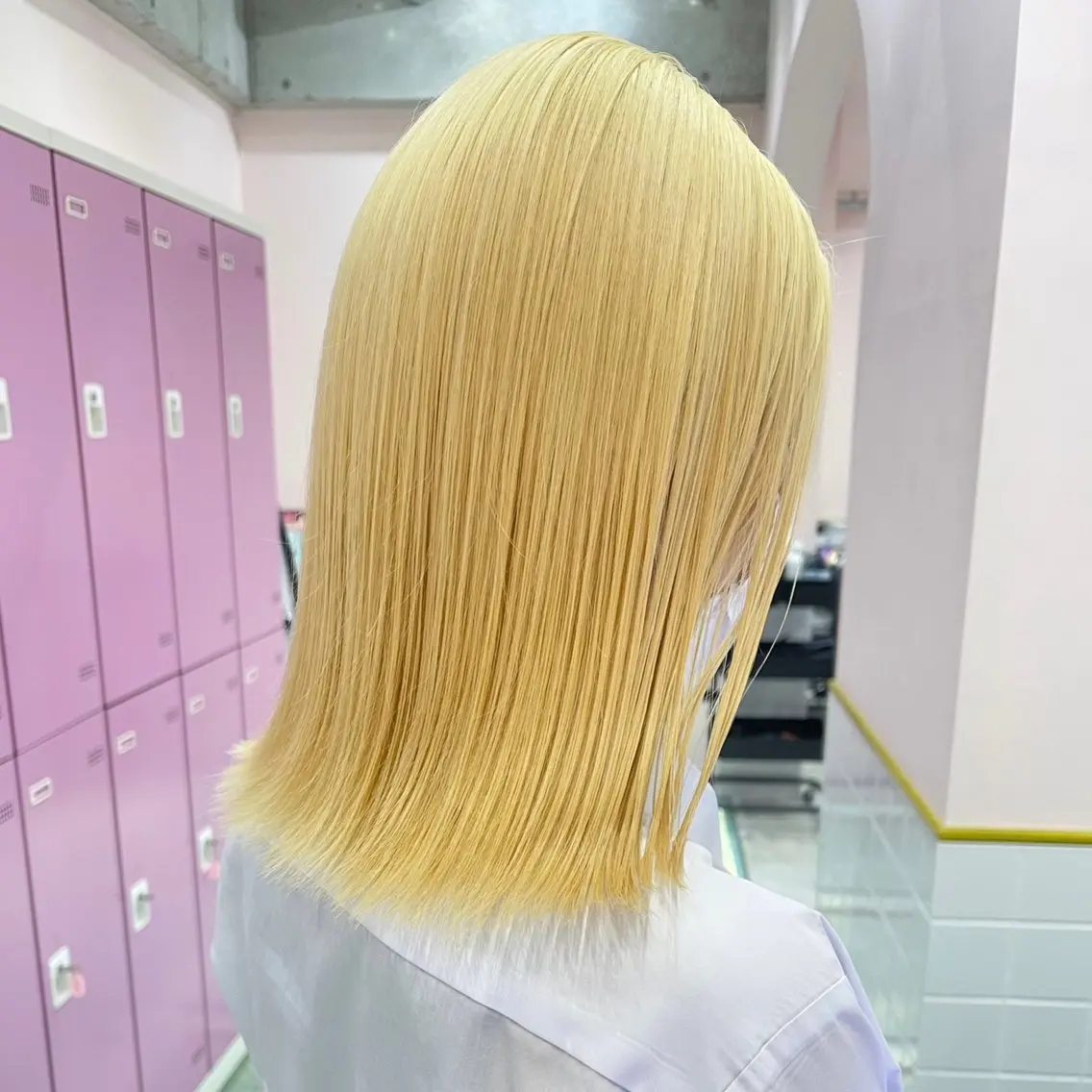 ミディアム カット ヘアカラー トリートメント ヘアセット 最強デザインカラー/ ブリーチ/アヤミ🌟のヘアスタイル