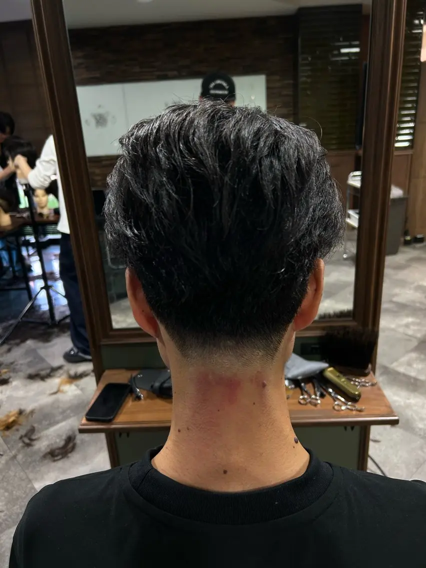 ミディアム メンズ 衛藤 星芭／カット無料天神のヘアスタイル