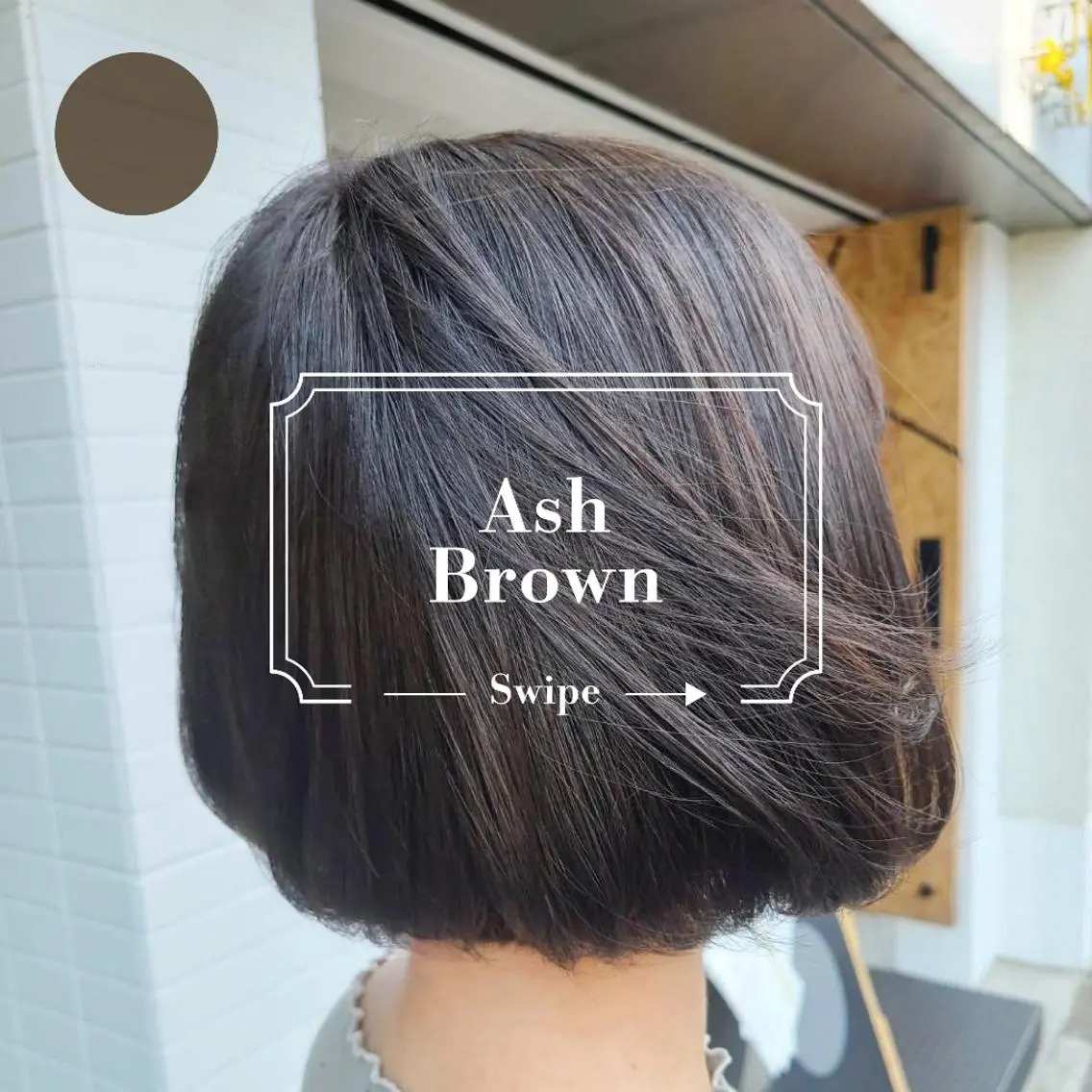 ショート カラー ヘアアレンジ アッシュ ブラウンカラー 透明感カラー カット ヘアカラー トリートメント terra✂️川嶋 大輔のヘアスタイル