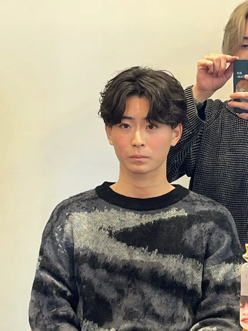 パーマ メンズ 垢抜けのあっきー/ 本厚木徒歩1分のヘアスタイル