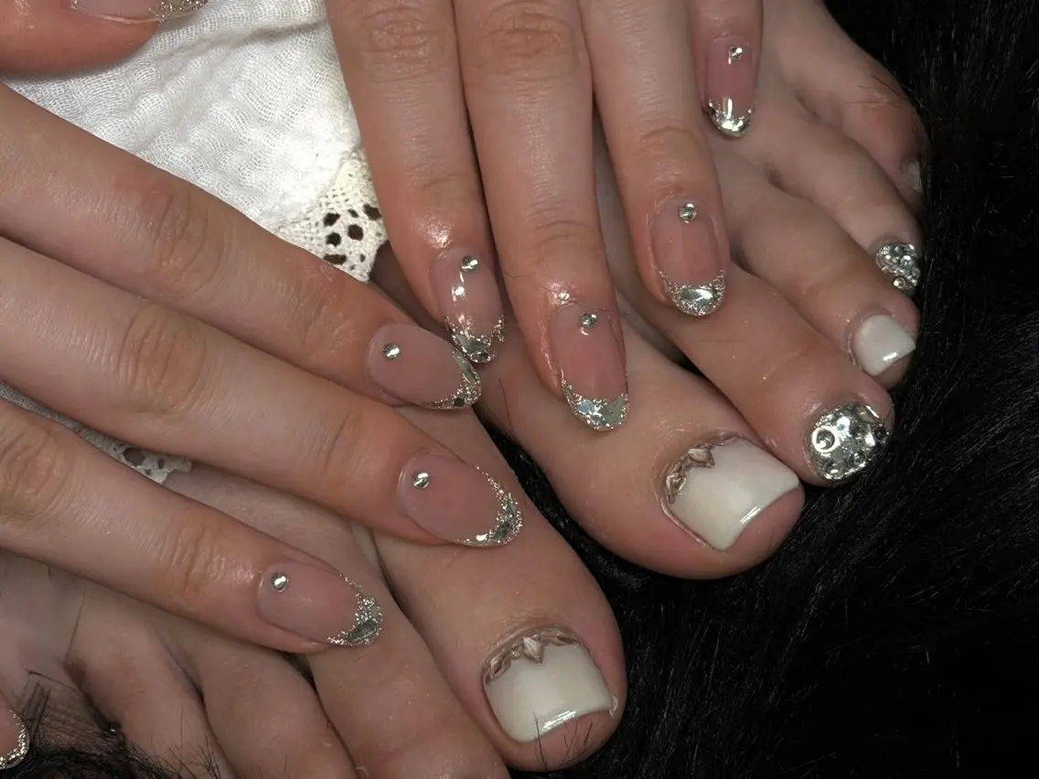ネイル ハンドネイル フットネイル nailpark_ MITSUMEのネイルデザイン